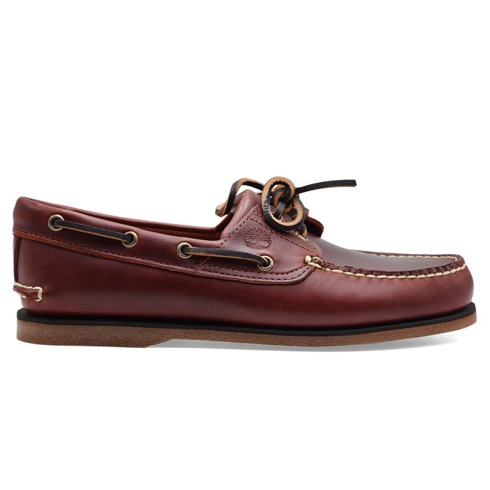 Timberland Men's Boat Shoes in Genuine Leather in Iconic Tan