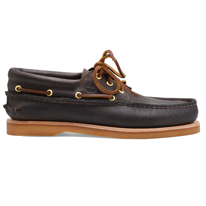 Scarpe Da Barca Timberland Uomo Pelle Marrone Con Suola Vibram