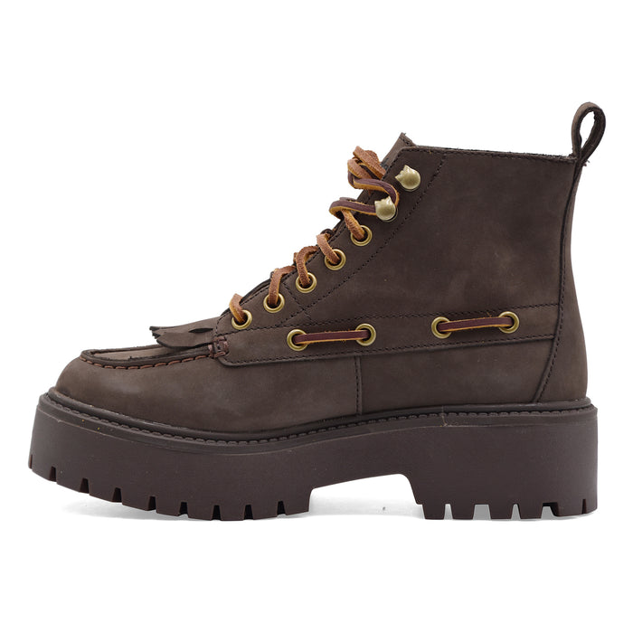 Stivaletti Timberland Stone Street Donna Marrone Scuro Plateau