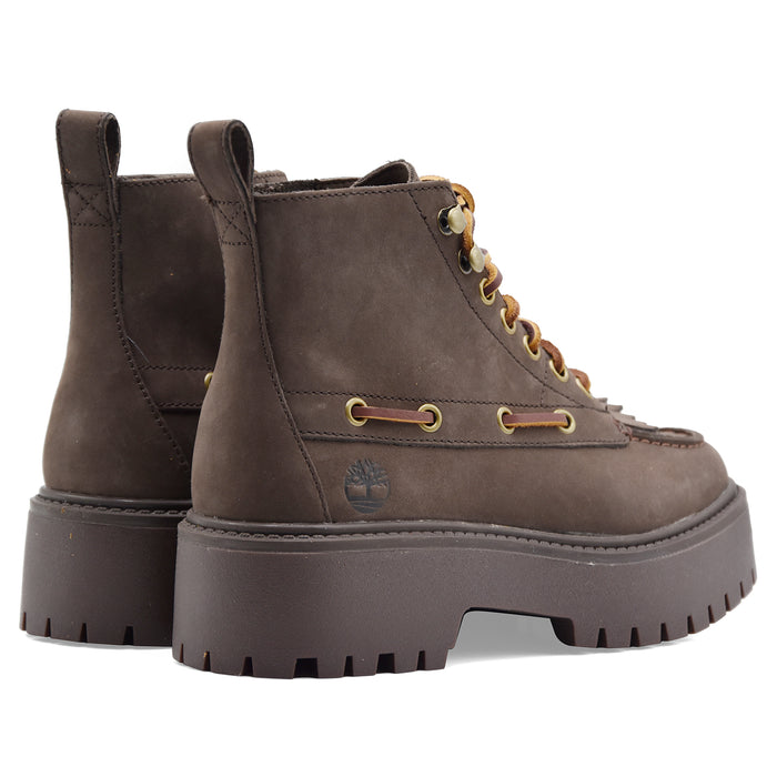 Stivaletti Timberland Stone Street Donna Marrone Scuro Plateau