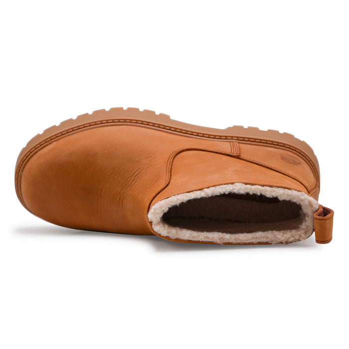 Beatles Timberland Donna Platform Beige Mid Warm Lined Boot