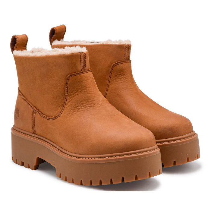 Beatles Timberland Donna Platform Beige Mid Warm Lined Boot