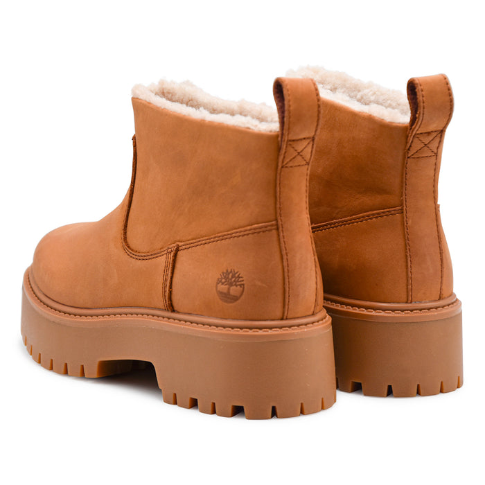 Beatles Timberland Donna Platform Beige Mid Warm Lined Boot