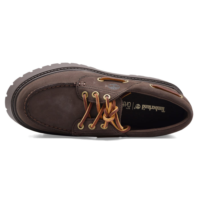 Timberland Allacciate Donna Boat Shoe In Pelle Nabuck Marrone