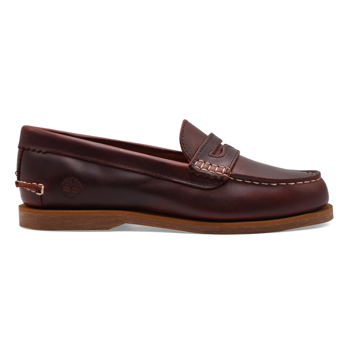 Mocassini Da Donna Timberland Classic Boat Burgundy Full Grain