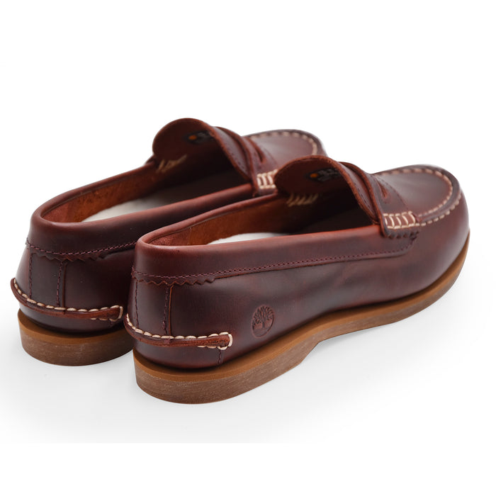 Mocassini Da Donna Timberland Classic Boat Burgundy Full Grain