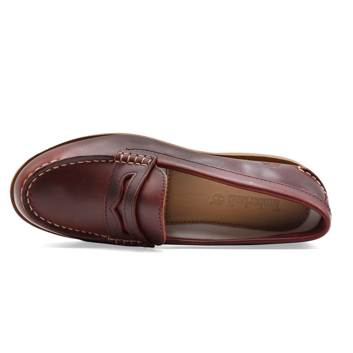Mocassini Da Donna Timberland Classic Boat Burgundy Full Grain