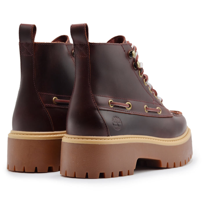 Timberland Donna Stivaletti Stone Street Sfrangiati Burgundy
