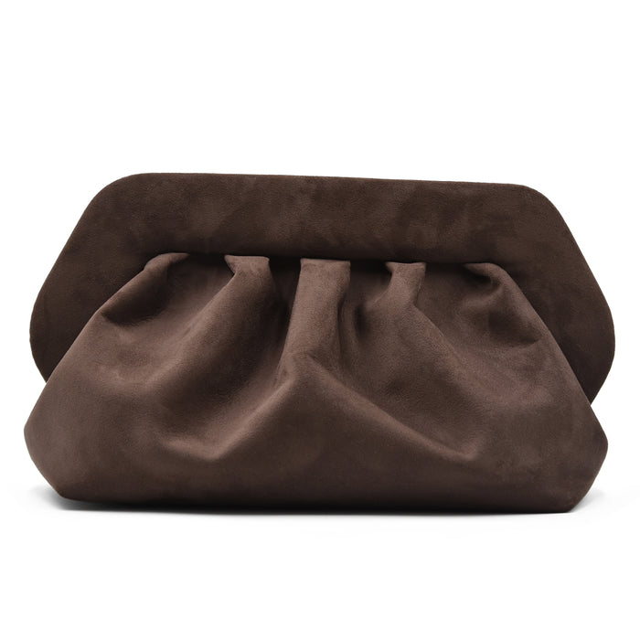 Borsa Donna THEMOIRè Bios Suede Vegan Ebony Tracolla Regolabile