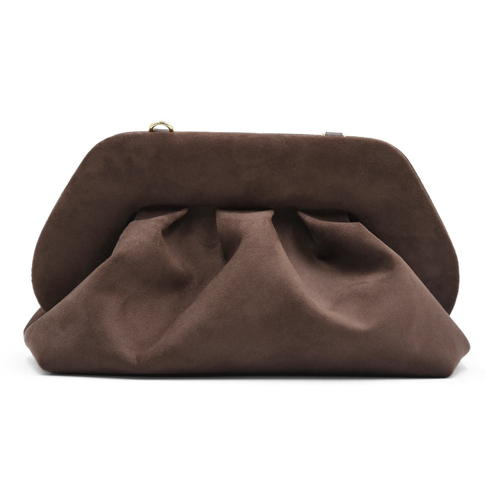 Borsa Donna Themoirè Tia Vegan Suede Ebony Stile Iconico Grintoso