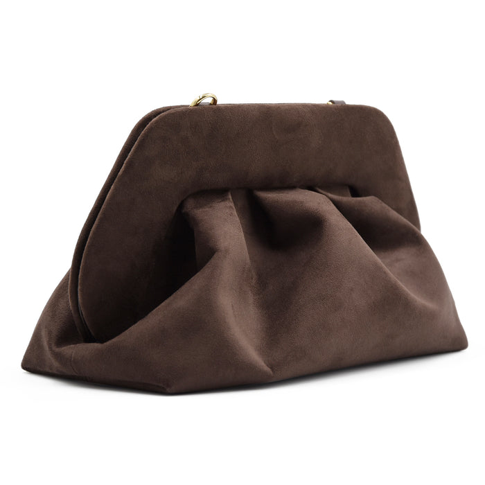 Borsa Donna Themoirè Tia Vegan Suede Ebony Stile Iconico Grintoso