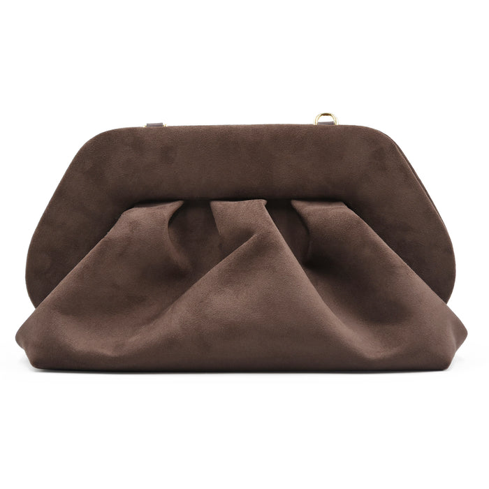 Borsa Donna Themoirè Tia Vegan Suede Ebony Stile Iconico Grintoso