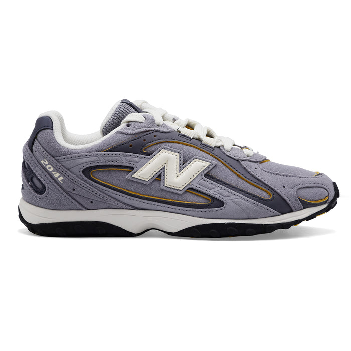 Sneakers Donna New Balance 204L Pelle Digital Mist Grigio Giallo
