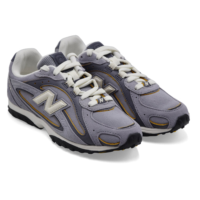 Sneakers Donna New Balance 204L Pelle Digital Mist Grigio Giallo