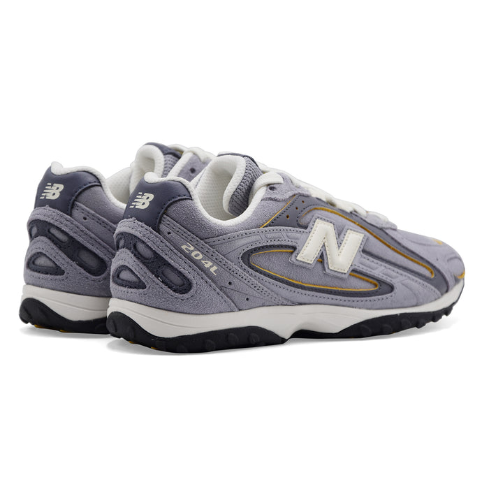Sneakers Donna New Balance 204L Pelle Digital Mist Grigio Giallo