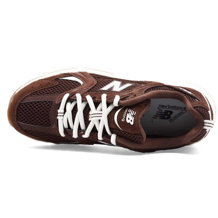 Sneakers New Balance Donna U530SCW Pelle Scamosciata Marrone