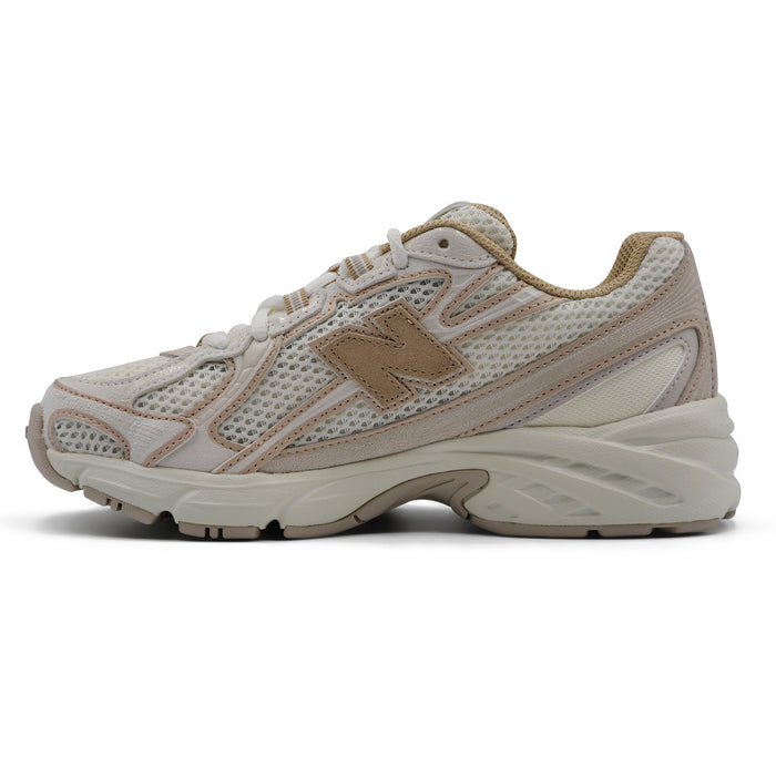 Sneakers New Balance 740 Donna Suede Mesh Beige Suola ABZORB