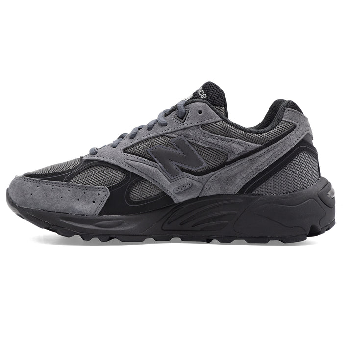 New Balance Sneakers Uomo U880R19U Camoscio Grigio Tessuto Nero