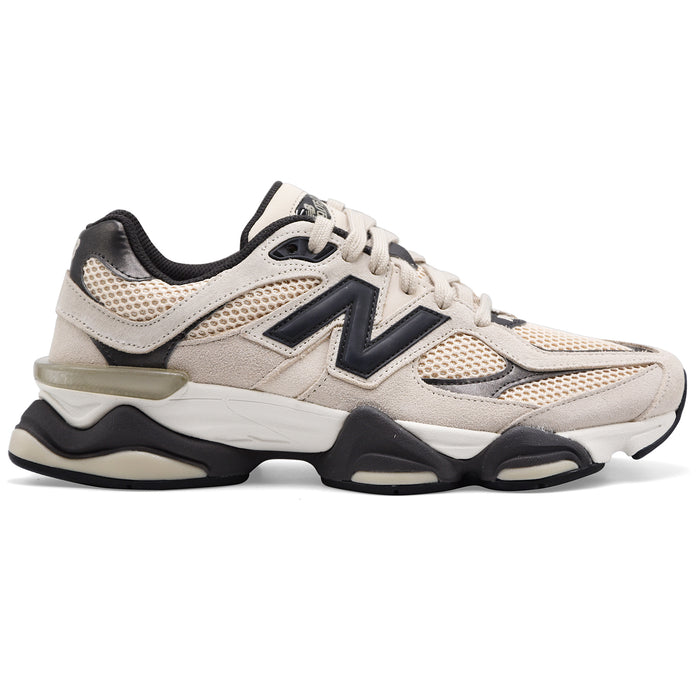 Sneakers New Balance Uomo U90606H1 Camoscio Bianco Dettagli Neri