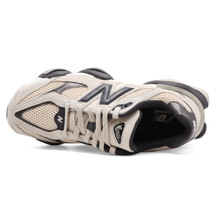 Sneakers New Balance Uomo U90606H1 Camoscio Bianco Dettagli Neri