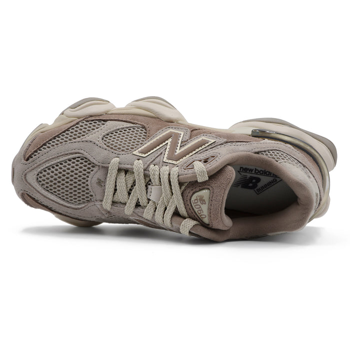 New Balance 9060 Women's Suede Mesh Mushroom Breathable Sneakers