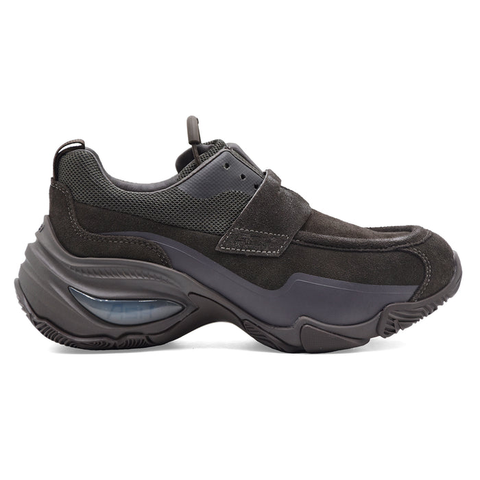 Sneakers Ash Donna Suede Mesh Marrone D'Ispirazione Mocassino