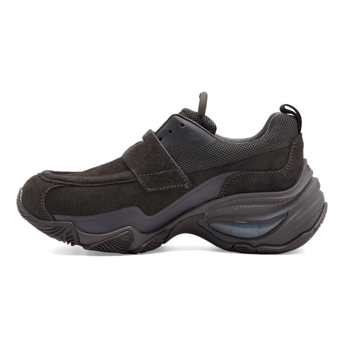 Sneakers Ash Donna Suede Mesh Marrone D'Ispirazione Mocassino