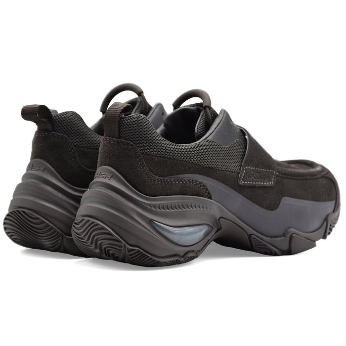 Sneakers Ash Donna Suede Mesh Marrone D'Ispirazione Mocassino