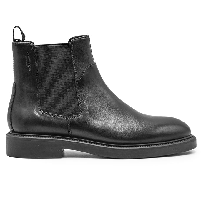 Vagabond Black Ankle Boots Modern Version Classic Chelsea Women's