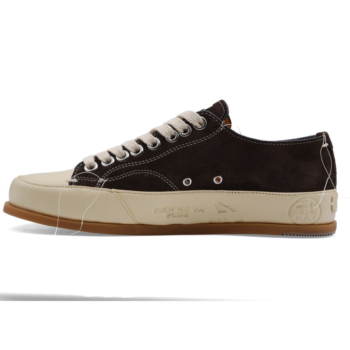 Premiata Sneakers Uomo Camoscio Marrone VINCE015 Stile Vintage