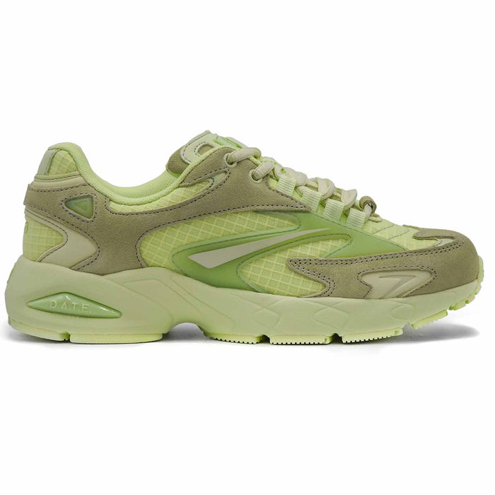 D.A.T.E. SN23 Sneakers Verde Colored Donna Stile Sporty-Chic