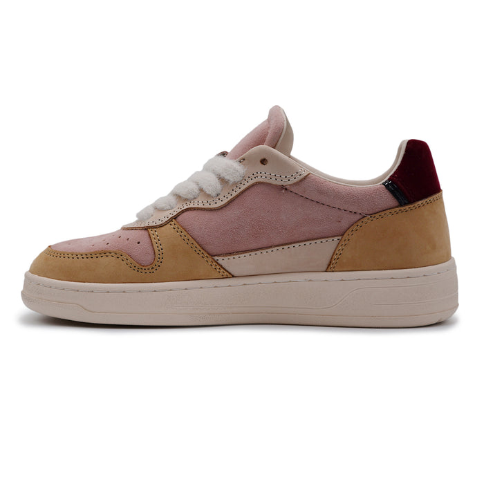 Sneakers D.A.T.E. Court 2.0 Donna Camoscio Rosa Velluto Bordeaux