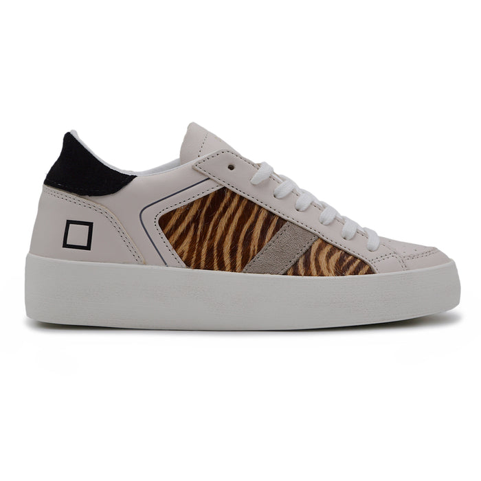 Sneakers D.A.T.E. Donna Hill Half Pop Zebra Contrasti Giocosi