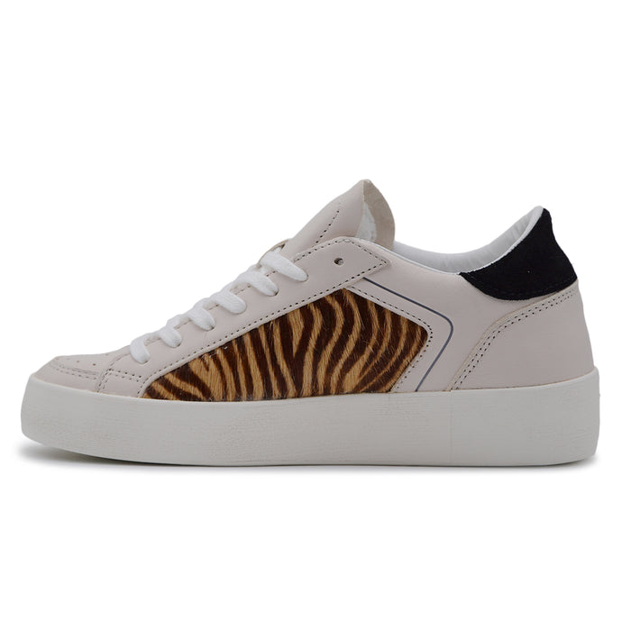 Sneakers D.A.T.E. Donna Hill Half Pop Zebra Contrasti Giocosi