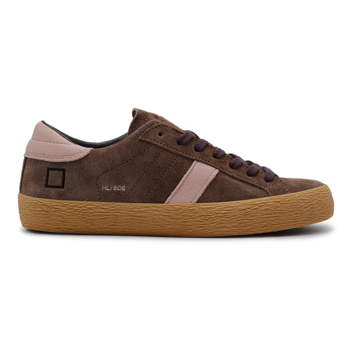 Sneakers Hill Low Suede D.A.T.E. Donna In Suede Marrone Rosa