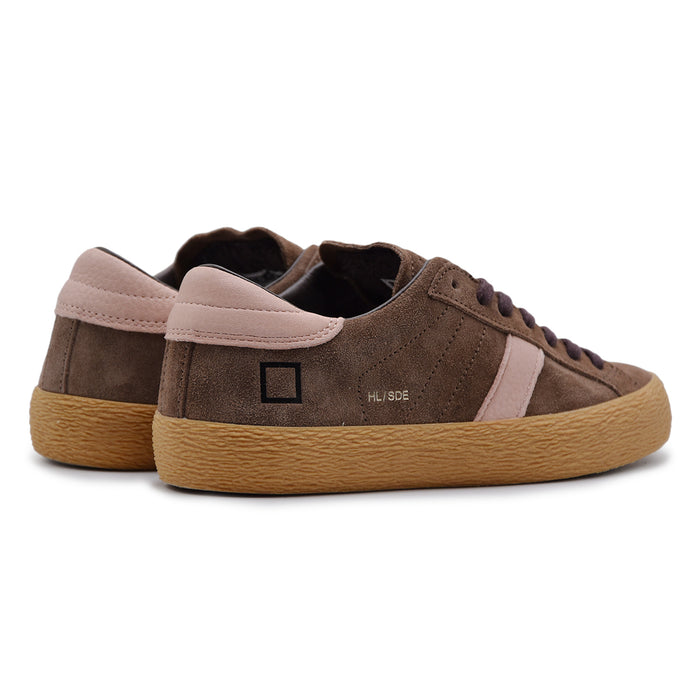 Sneakers Hill Low Suede D.A.T.E. Donna In Suede Marrone Rosa