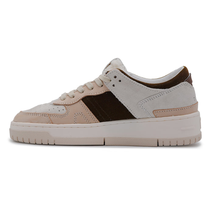 Sneakers D.A.T.E. Torneo Pop Velvet Donna Grintosa Pelle Rosa