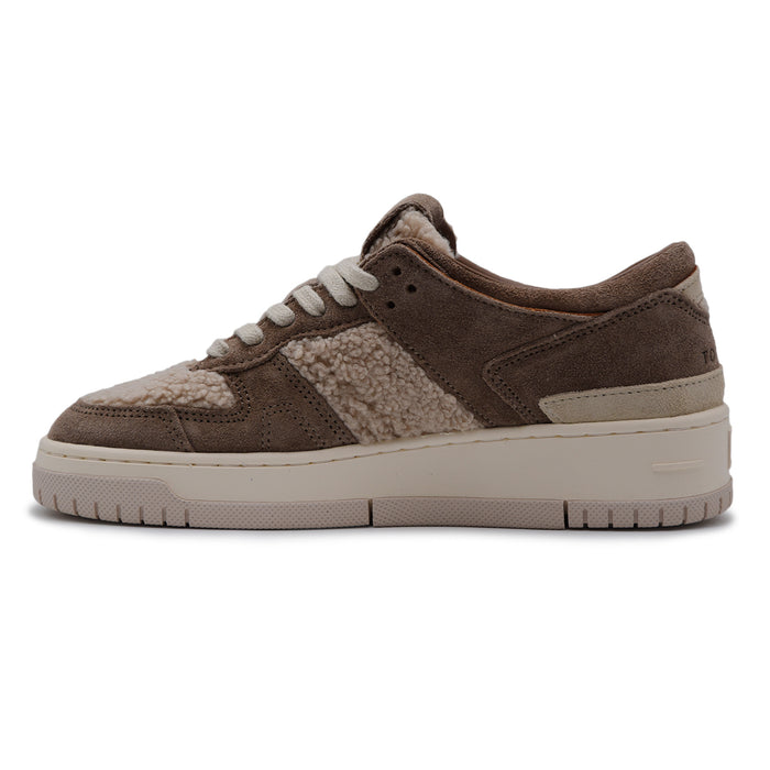 Sneakers D.A.T.E. Torneo Donna Teddy Beige Stile Contemporaneo