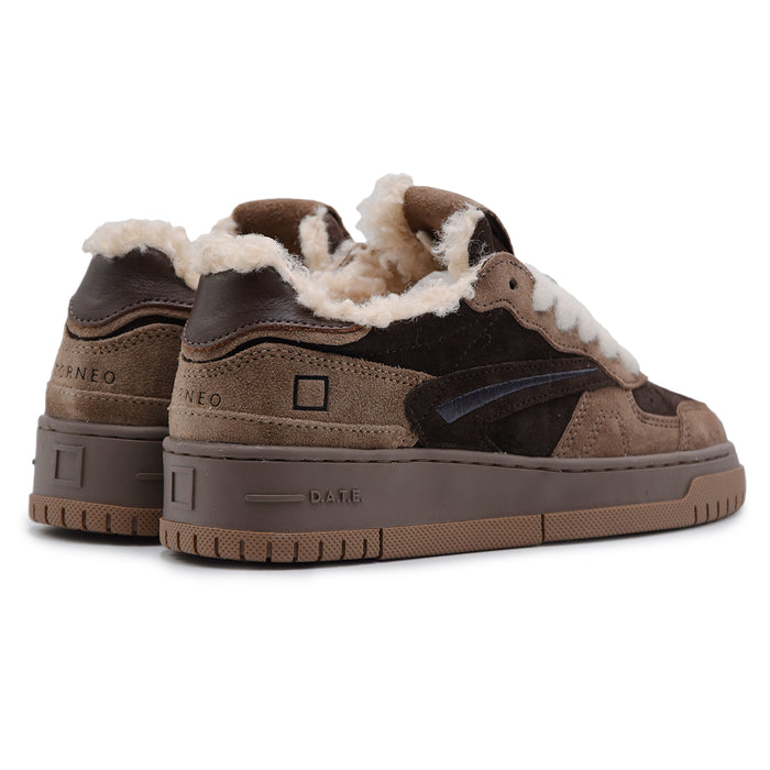 Sneakers D.A.T.E. Torneo Donna Pure Mono Chocolate Stile Basket