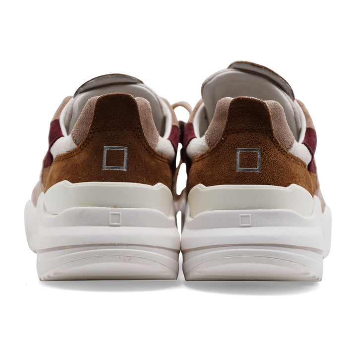Sneakers Donna D.A.T.E. Fuga Linen Beige Design Contemporaneo