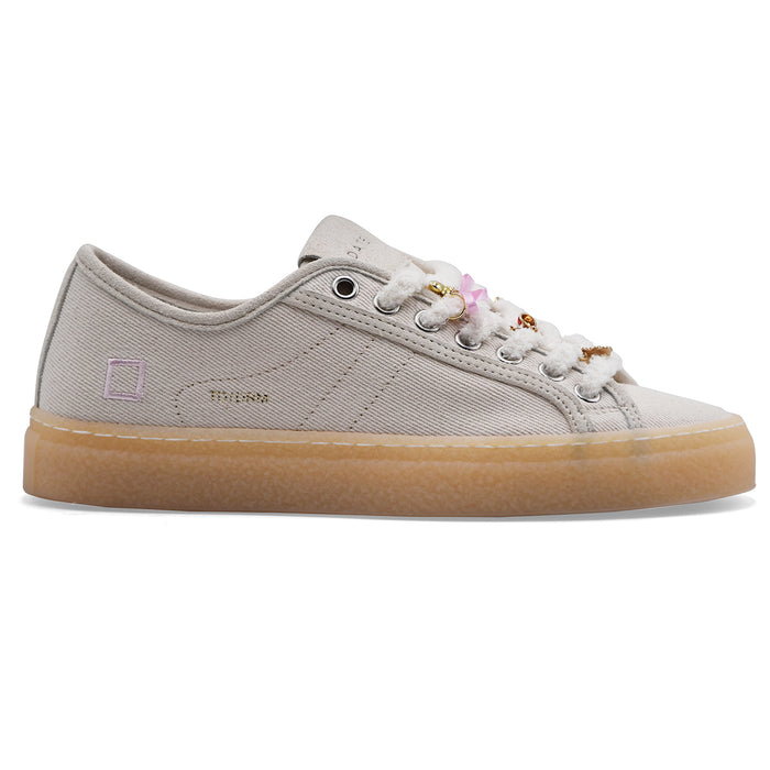 Sneakers Donna D.A.T.E. Tender Dream Avorio Look Casual Urban