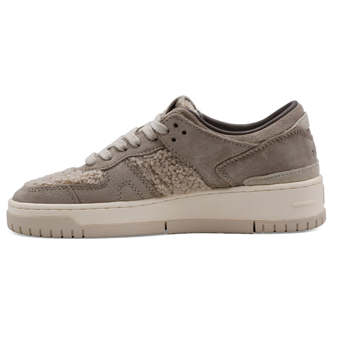 Sneakers D.A.T.E. Donna Torneo Teddy Beige Design Essenziale