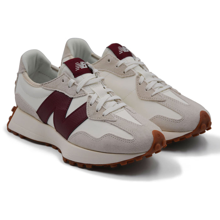 Sneakers New Balance 327 Donna Moonbeam Burgundy Suede Nylon