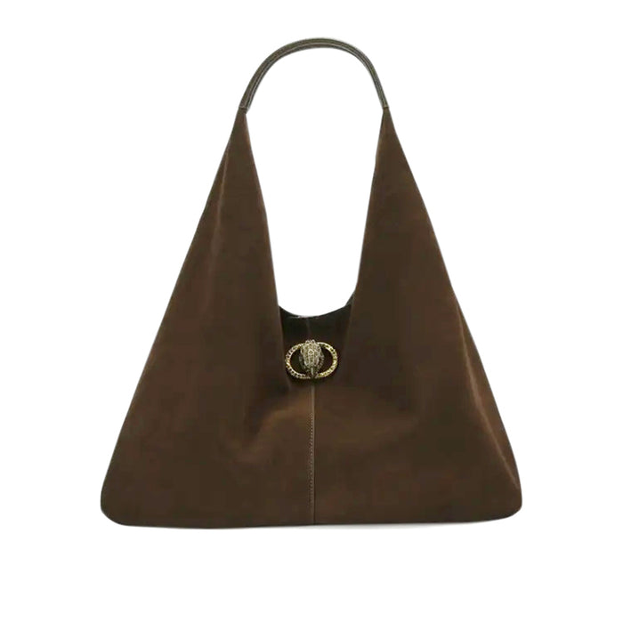 Borsa Donna Kurt Geiger London Large Chelsea Slouch Hobo Marrone