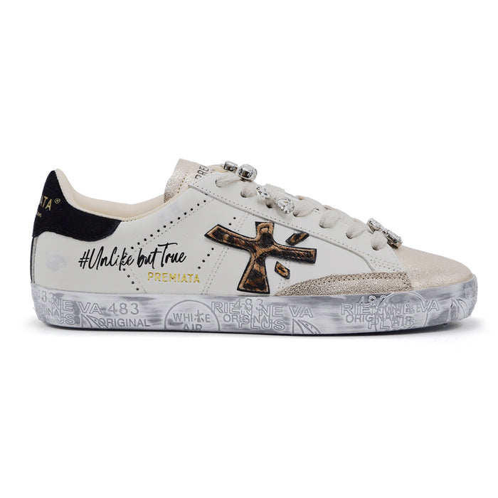 Sneakers Premiata Steven 7605K Donna Bianco Leo #UnlikeButTrue