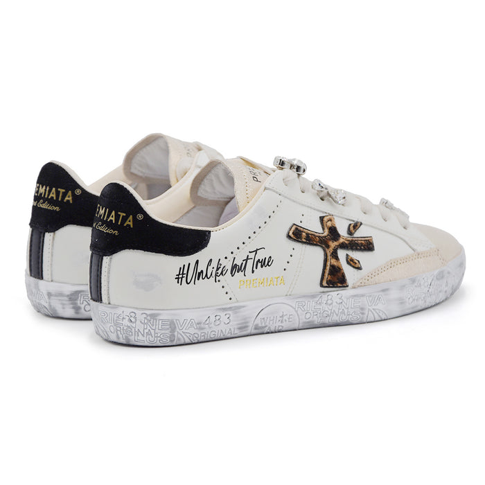 Sneakers Premiata Steven 7605K Donna Bianco Leo #UnlikeButTrue