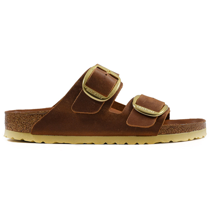 Birkenstock Sandali Donna Arizona Big Buckle Cognac Fibbia Ardiglione
