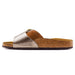 Birkenstock Madrid Big Buckle Sandali Donna Taupe Fibbia Oro PE21