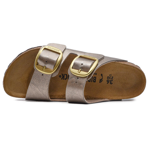 Birkenstock Arizona Big Buckle Donna Taupe Fibbie Ad Ardiglione