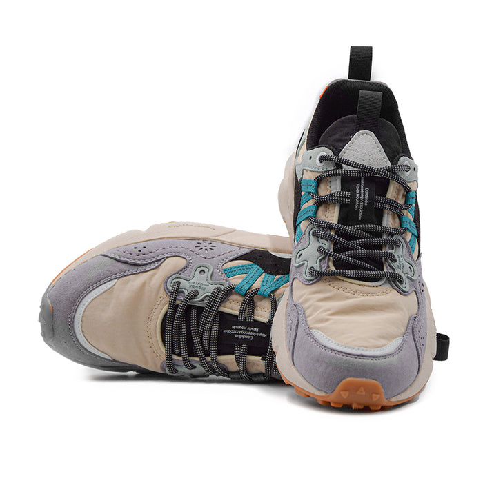 Sneakers Uomo Flower Mountain Grigio Dal Comfort All Day Long